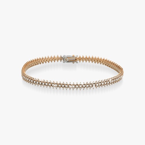 Bracciale Tennis Purity Rosa 